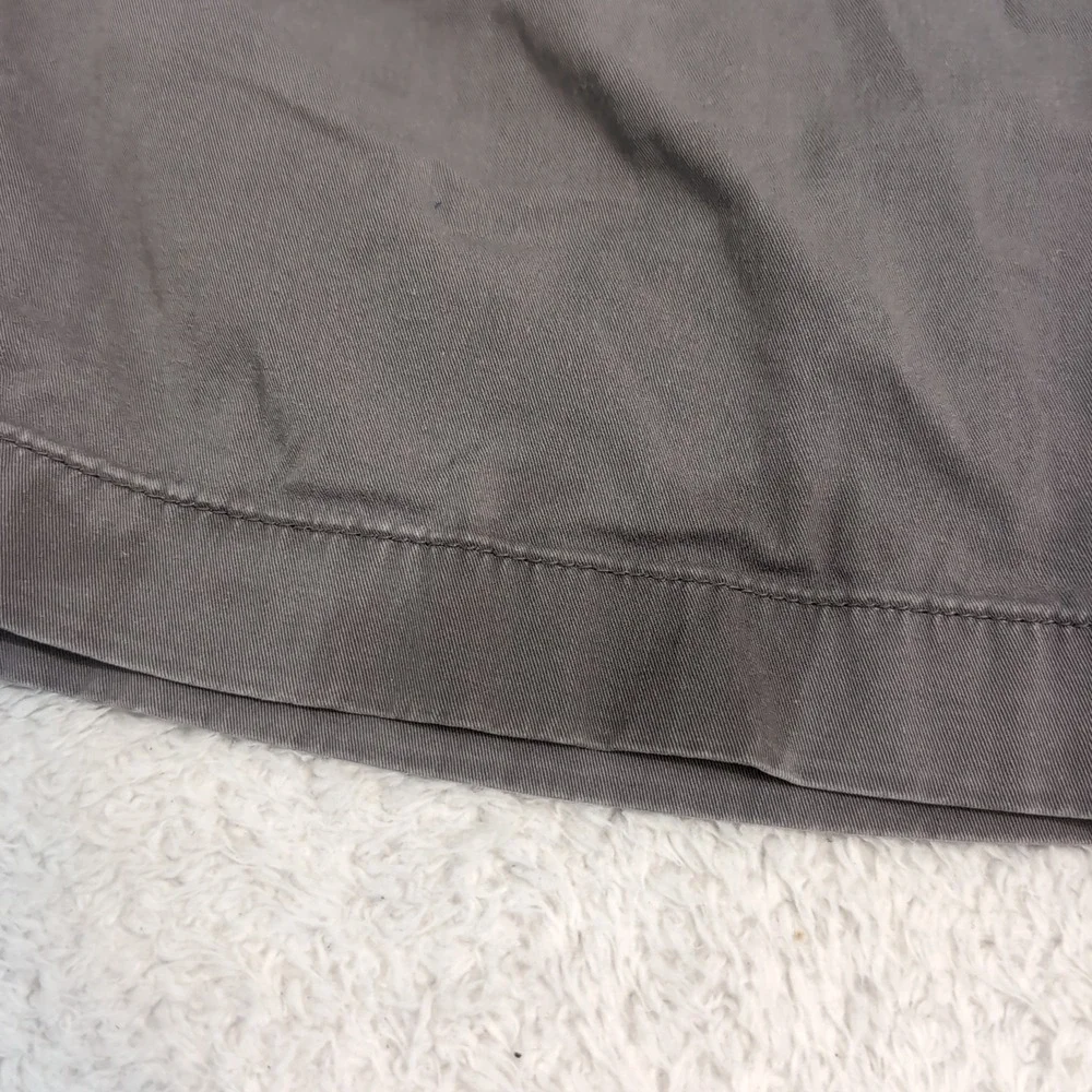 J Crew Chino Shorts Gray Flat Front Men's Size 32 x 9